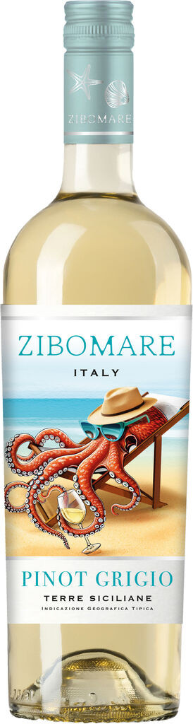 Pinot Grigio Zibomare 2025 Cantine Terre Collina Sizilien