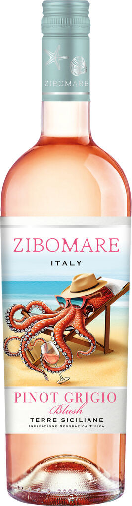 Pinot Grigio Blush Zibomare 2025 Cantine Terre Collina Sizilien