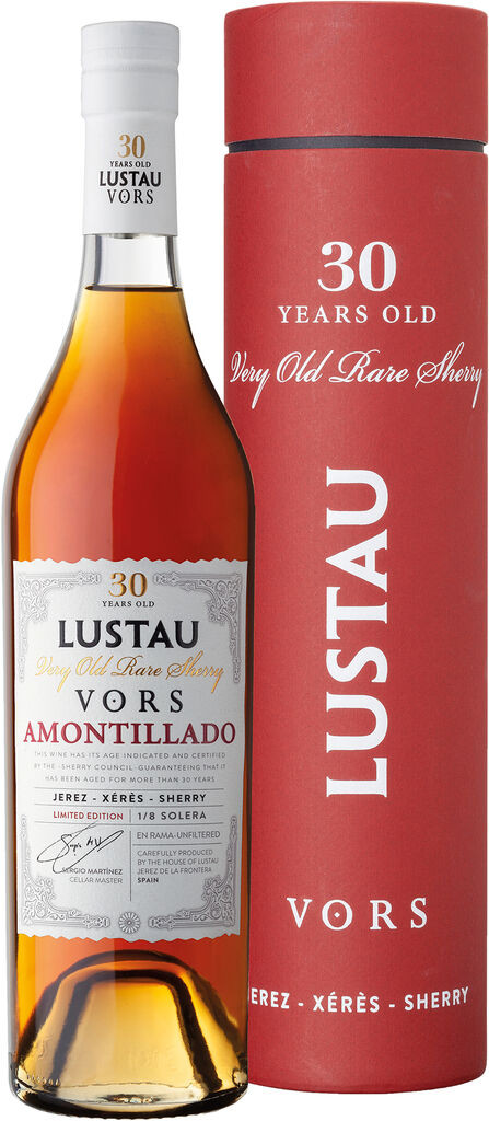 Very Old Rare Sherry (VORS) Amontillado in GP  Emilio Lustau Andalusien