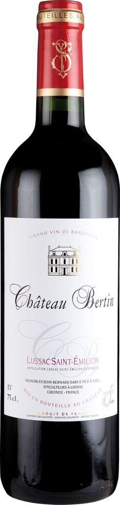 Château Bertin AOC Lussac Saint Emilion Vignobles Saby Bordeaux