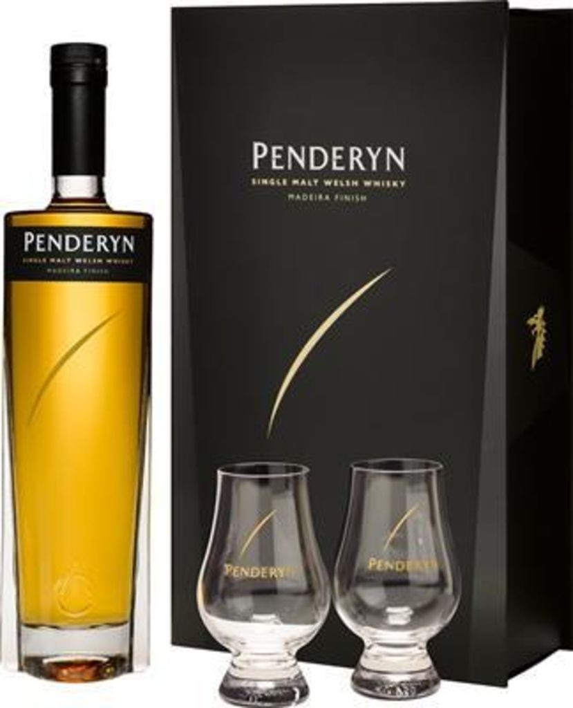 GP Penderyn Madeira + 2 Gläser 46% vol Single Malt Welsh Whisky  Penderyn 