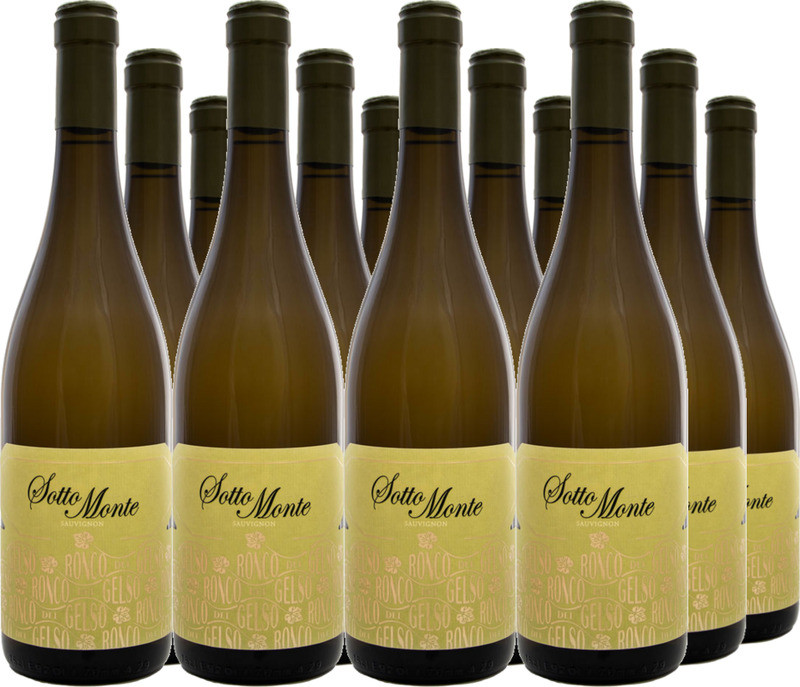 12er Vorteilspaket Sottomonte Sauvignon DOC Friuli Isonzo Rive Alte