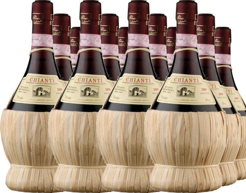 12er Vorteilspaket Chianti Renzo M. DOCG Fiasco
