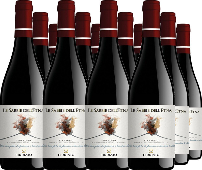 12er Vorteilspaket Le Sabbie Dell Etna Rosso DOC