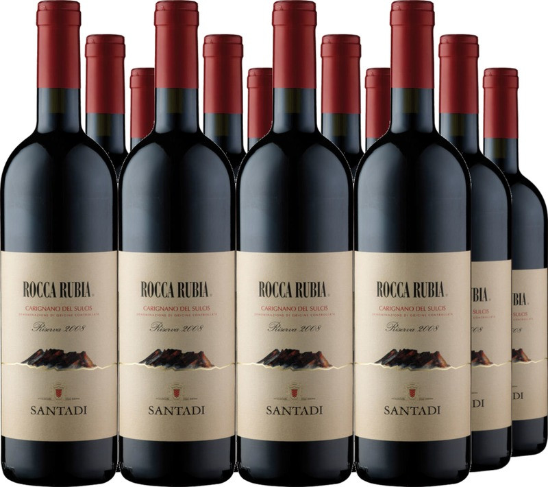 12er Vorteilspaket Carignano Riserva Rocca Rubia DOC