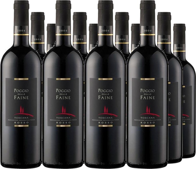 12er Vorteilspaket Poggio delle Faine Rosso IGT