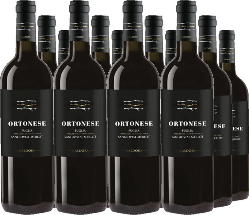 12er Vorteilspaket Sangiovese-Merlot IGT Ortonese