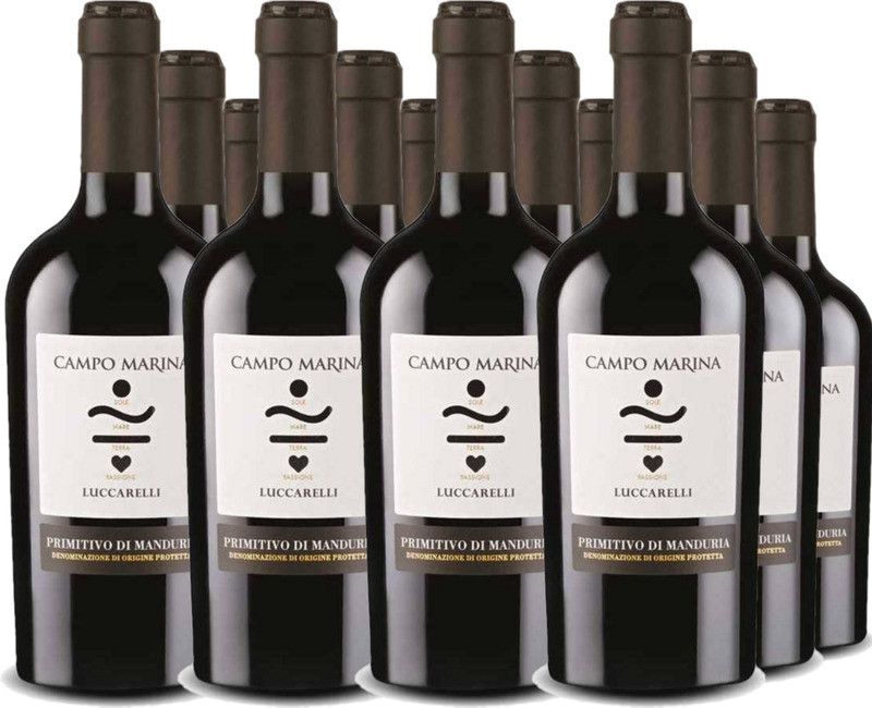 12er Vorteilspaket Primitivo di Manduria DOP Campo Marina