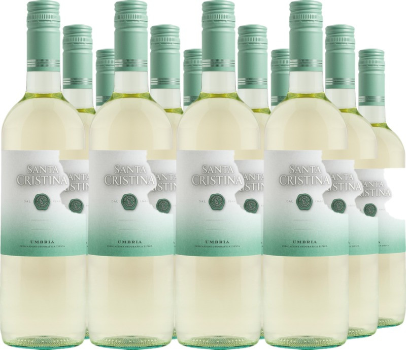 12er Vorteilspaket Santa Cristina Bianco  Umbria IGT