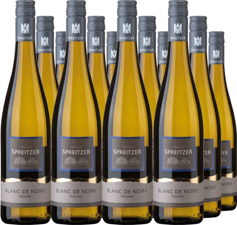 12er Vorteilspaket 'Blanc de Noirs' QbA trocken