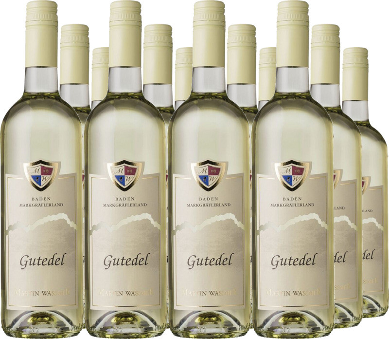12er Vorteilspaket Gutedel Markgräflerland QbA trocken