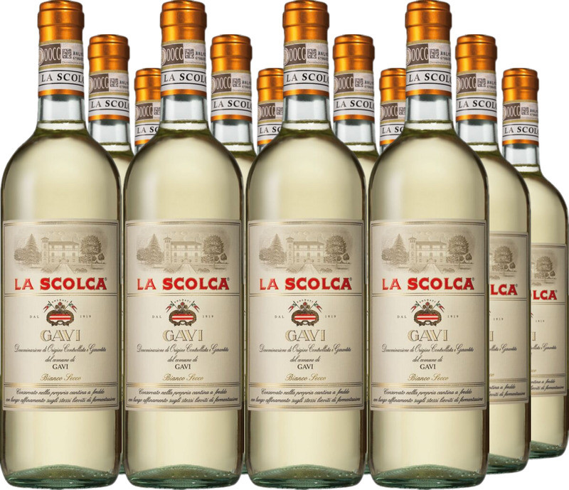 12er Vorteilspaket Etichetta Bianca Gavi DOCG del Comune di Gavi