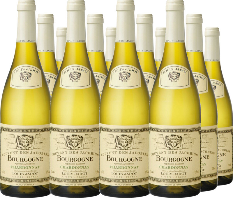12er Vorteilspaket Bourgogne Blanc Chardonnay AOC Couvent des Jacobins