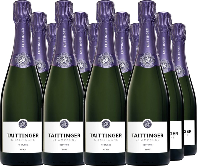 12er Vorteilspaket Champagne Taittinger Nocturne Sec