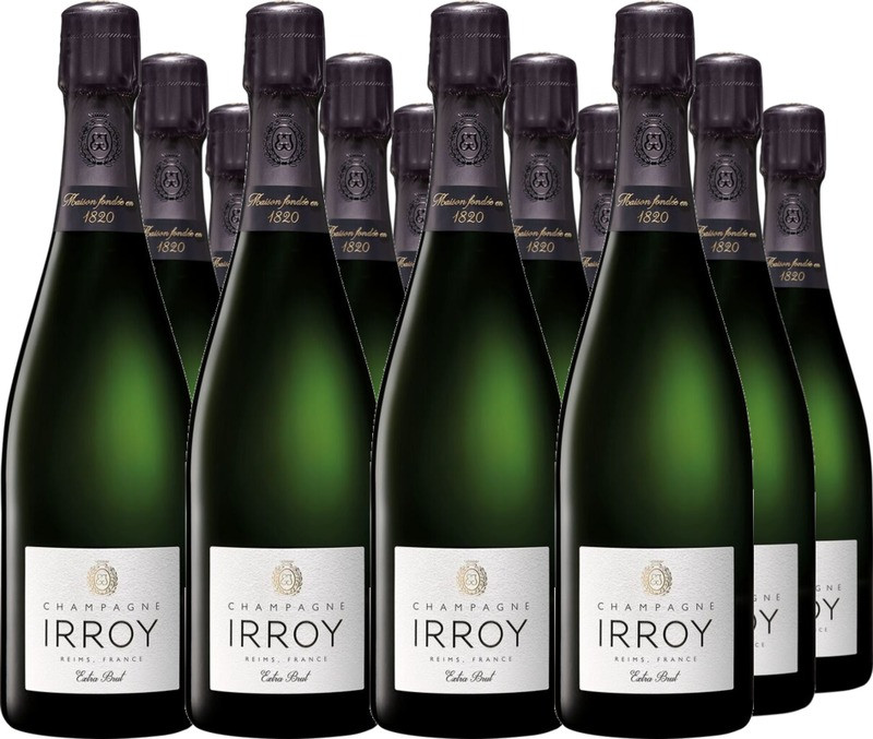 12er Vorteilspaket Champagne Irroy Extra Brut