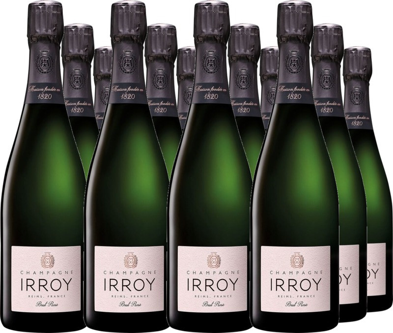 12er Vorteilspaket Champagne Irroy Brut Rosé