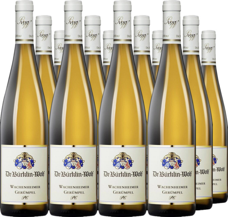 12er Vorteilspaket Wachenheimer Gerümpel P.C. Riesling trocken QbA Pfalz