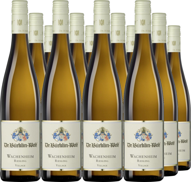 12er Vorteilspaket Wachenheimer Riesling trocken QbA der Pfalz