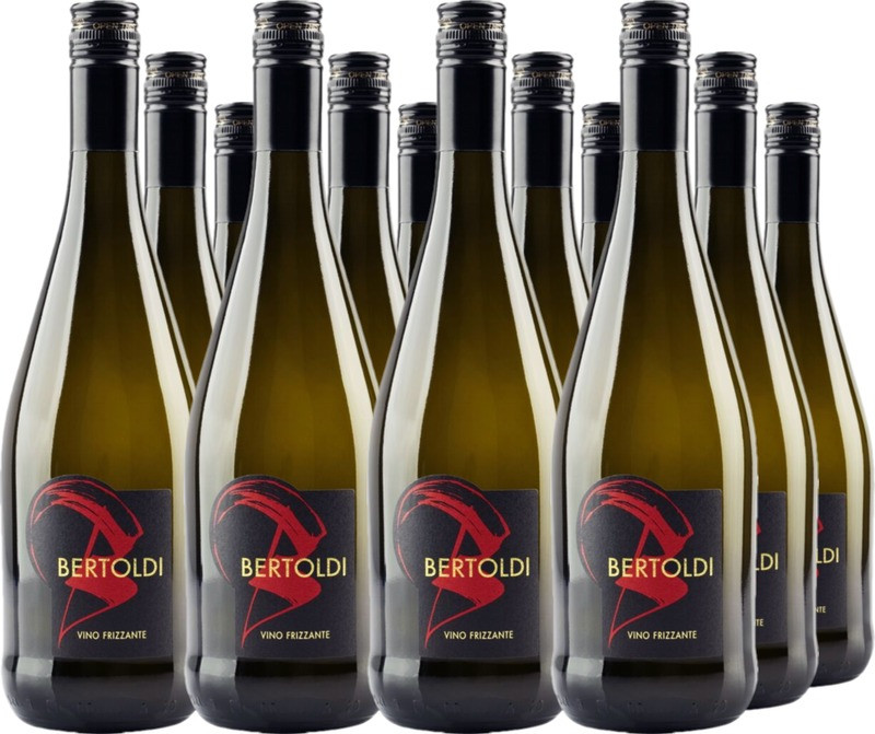 12er Vorteilspaket Vino Bianco Frizzante Bertoldi