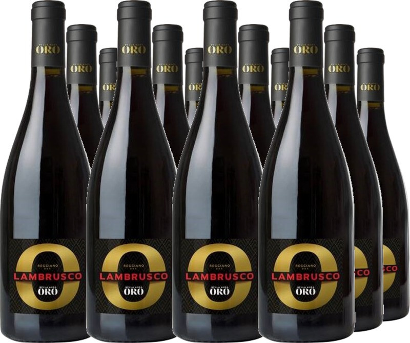 12er Vorteilspaket Lambrusco Reggiano DOC Bella Aura Oro