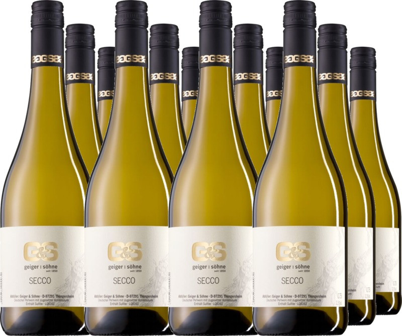12er Vorteilspaket Geiger & Söhne Secco Deutscher Perlwein