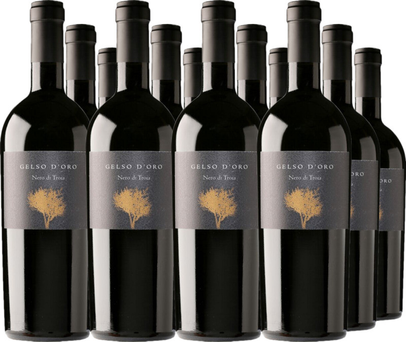 12er Vorteilspaket Gelso d´Oro Nero di Troia Puglia IGT