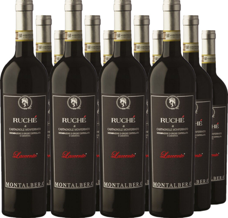 12er Vorteilspaket Laccento Ruchè di Castagnole Monferrato DOCG