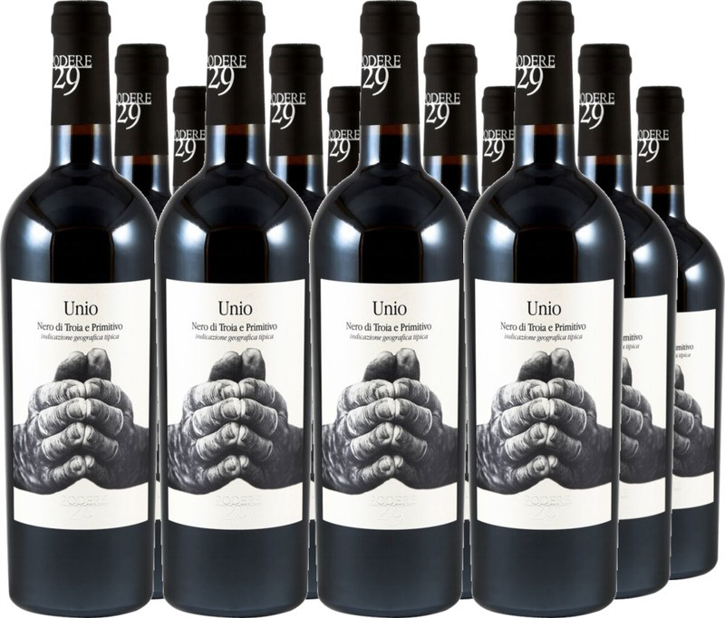 12er Vorteilspaket Unio Nero di Troia Primitivo Puglia IGT