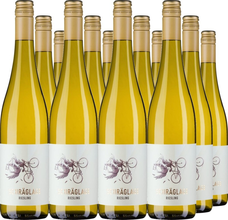 12er Vorteilspaket Schräglage Riesling Kabinett trocken