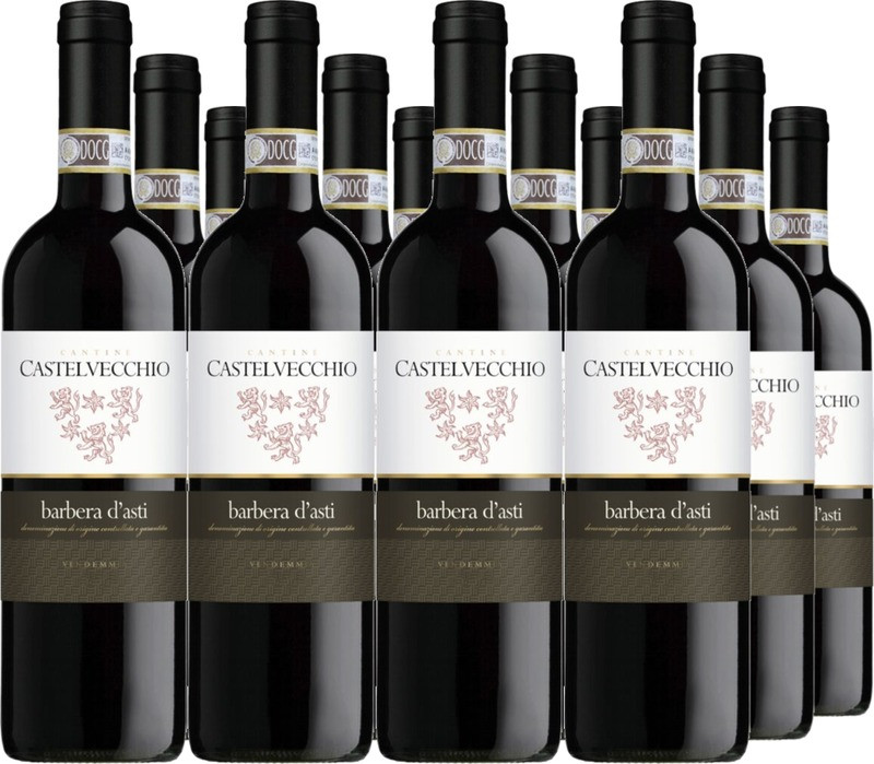 12er Vorteilspaket Barbera dAsti DOCG Barrique Castelvecchio