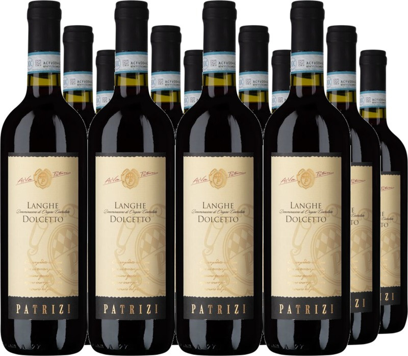 12er Vorteilspaket Dolcetto Langhe DOC Patrizi