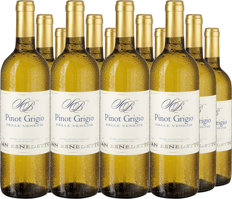 12er Vorteilspaket Pinot Grigio San Benedetto Delle Venezie DOC
