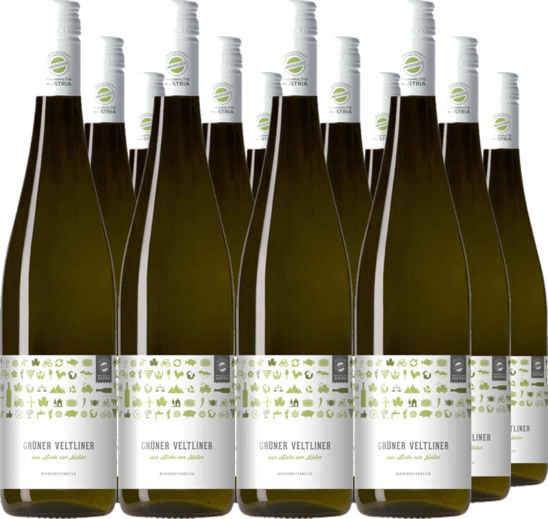 12er Vorteilspaket Grüner Veltliner QbA Aus Liebe zur Natur