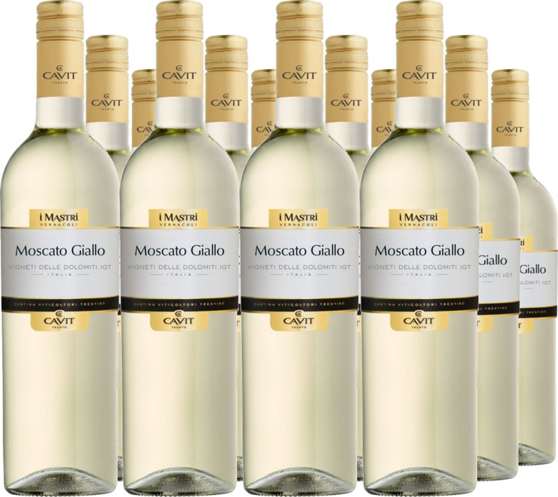 12er Vorteilspaket Moscato Giallo Vigneti delle Dolomiti IGT MV