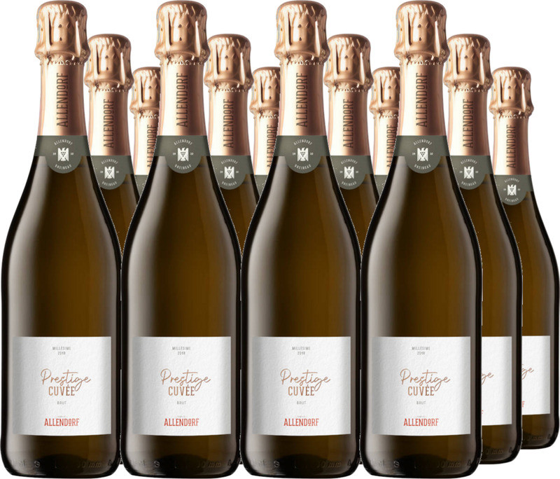 12er Vorteilspaket Allendorf Cuvee Prestige BRUT Weiß
