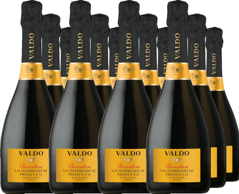 12er Vorteilspaket Valdo "Elevantum" Prosecco Superiore di Valdobbiadene Spumante DOCG