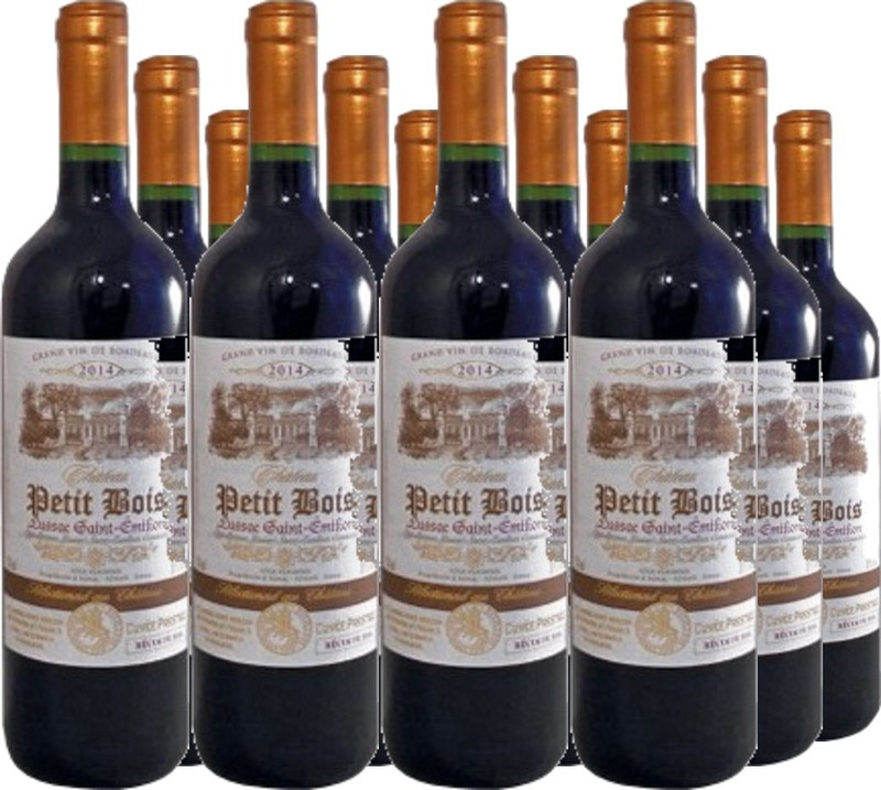12er Vorteilspaket Château Petit Bois Lussac Saint-Emilion
