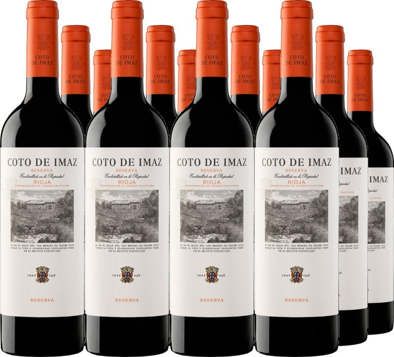 12er Vorteilspaket Rioja Coto de Imaz Reserva DOCa