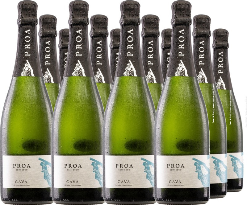 12er Vorteilspaket Cava Proa Semi Seco