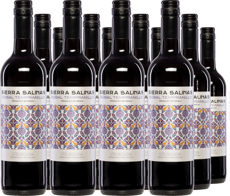 12er Vorteilspaket Sierra Salinas Bobal Tempranillo Tinto