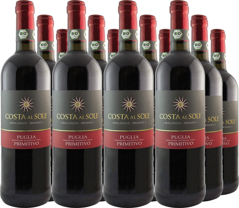 12er Vorteilspaket Primitivo IGT Costa al Sole