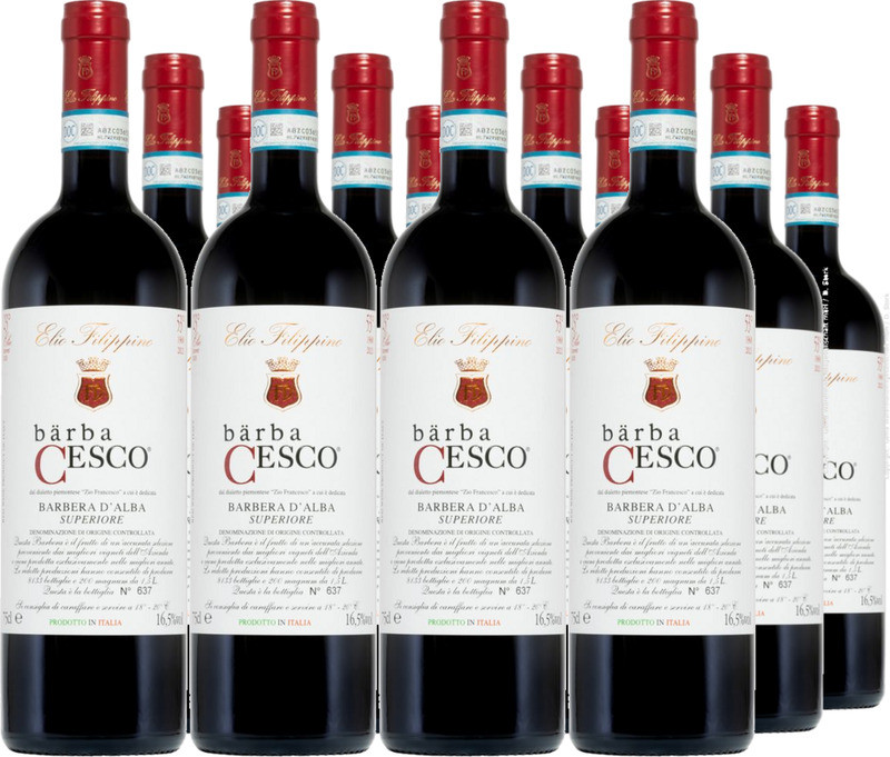 12er Vorteilspaket Bärba Cesco Barbera d' Alba Superiore