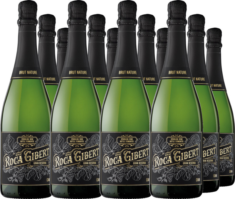 12er Vorteilspaket Cava Roca Gibert Gran Reserva Brut Nature