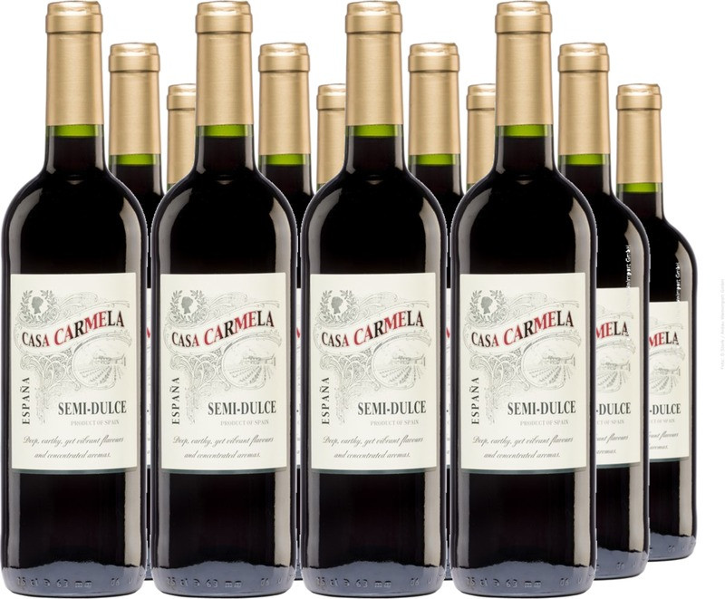12er Vorteilspaket Casa Carmela Semi-Dulce Tinto