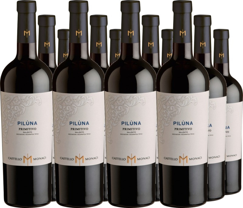 12er Vorteilspaket Piluna Primitivo IGT