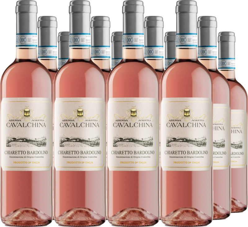 12er Vorteilspaket Cavalchina Chiaretto Bardolino DOC