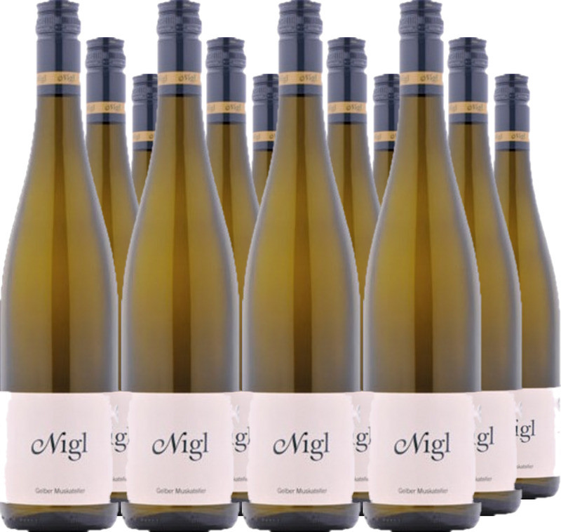 12er Vorteilspaket Nigl Gelber Muskateller