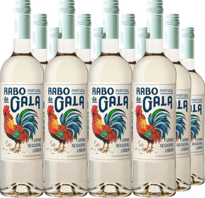 12er Vorteilspaket Rabo de Gala Branco - Vinho Regional Lisboa