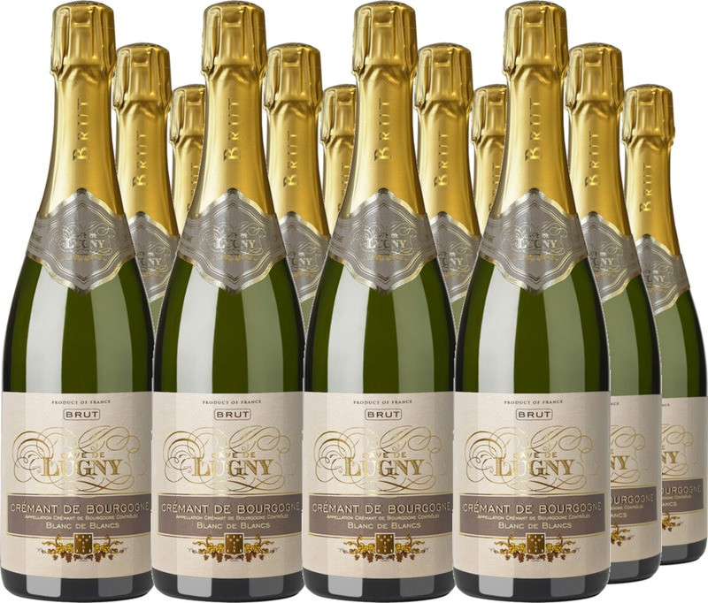 12er Vorteilspaket Cave De Lugny Cremant De Bourgogne Bdb Brut