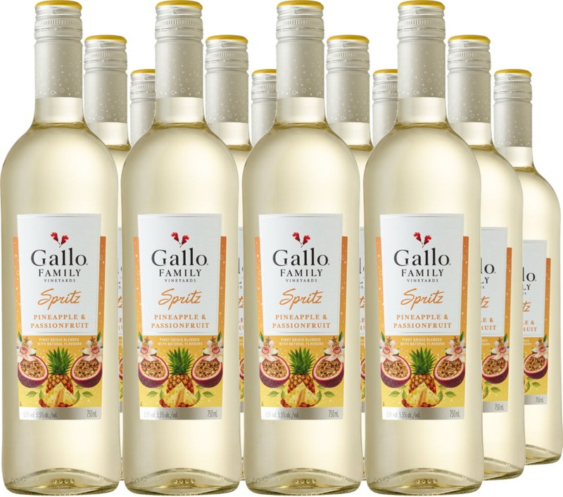 12er Vorteilspaket Gallo Spritz Ananas Passionsfrucht